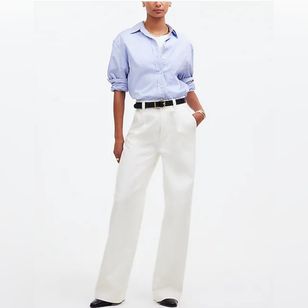NWOT Women’s Wide-Leg White Jeans